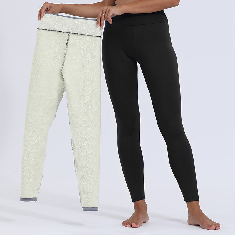 Premium Quality Stretch Lamb Cashmere Leggins for Winter