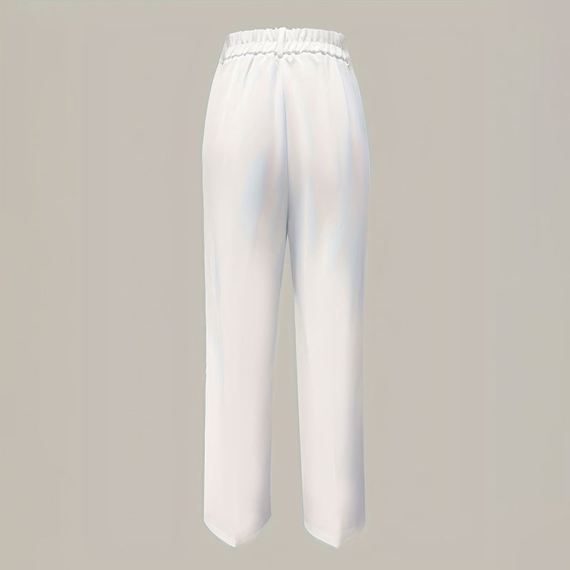 Relaxed Fit Straight Leg Trousers