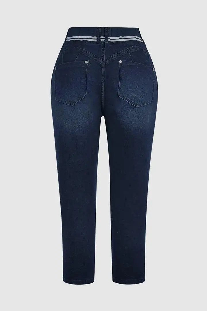 Athleisure Style Skinny Jeans