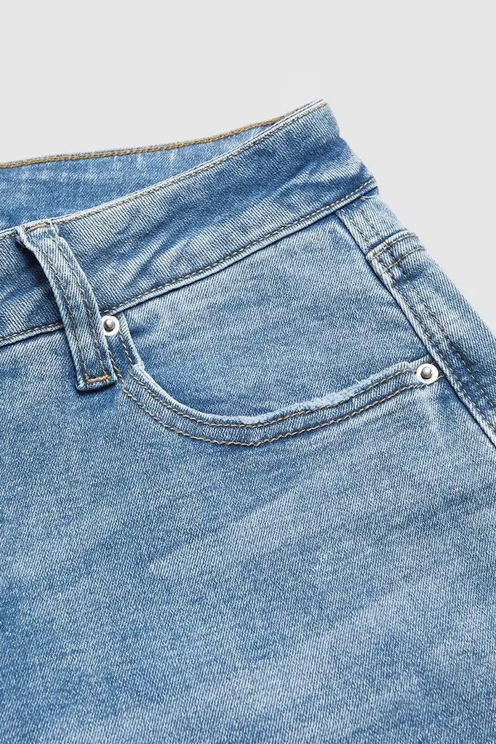 Casual Low-Rise Cropped