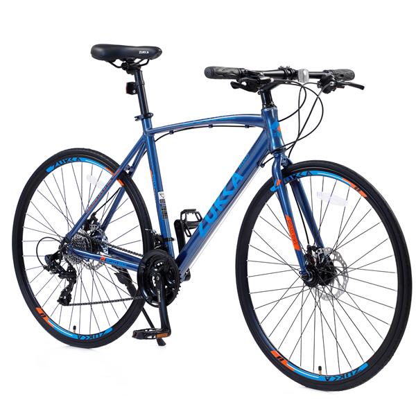 24 Speed Hybrid Bicycle Disc Brake 700C Road Bike