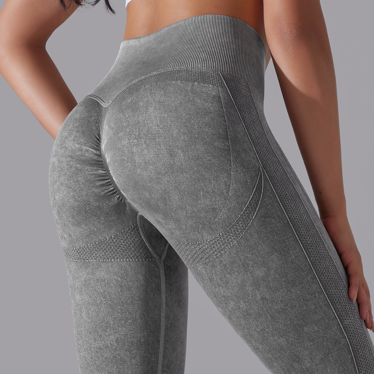 Knitted Seamless High Waist Butt Lifting Leggings