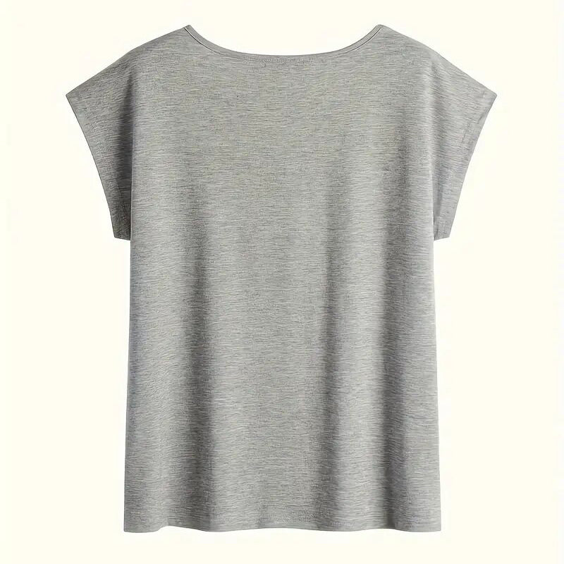 Floral Car Print Casual T-Shirt