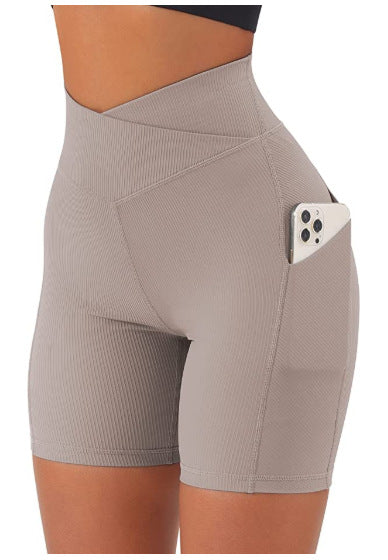 Chrysanthemum Shorts High Waist Hip