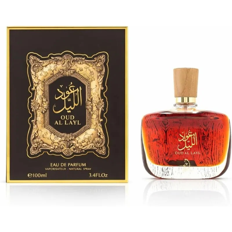 Arabiyat Prestige Oud Al Layl Eau De Parfum 100ml Original Arab Perfumes 3.4 oz Lasting Luxury Unisex Pheromones Perfume Cologne