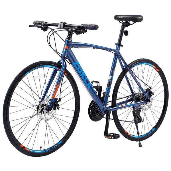 24 Speed Hybrid Bicycle Disc Brake 700C Road Bike