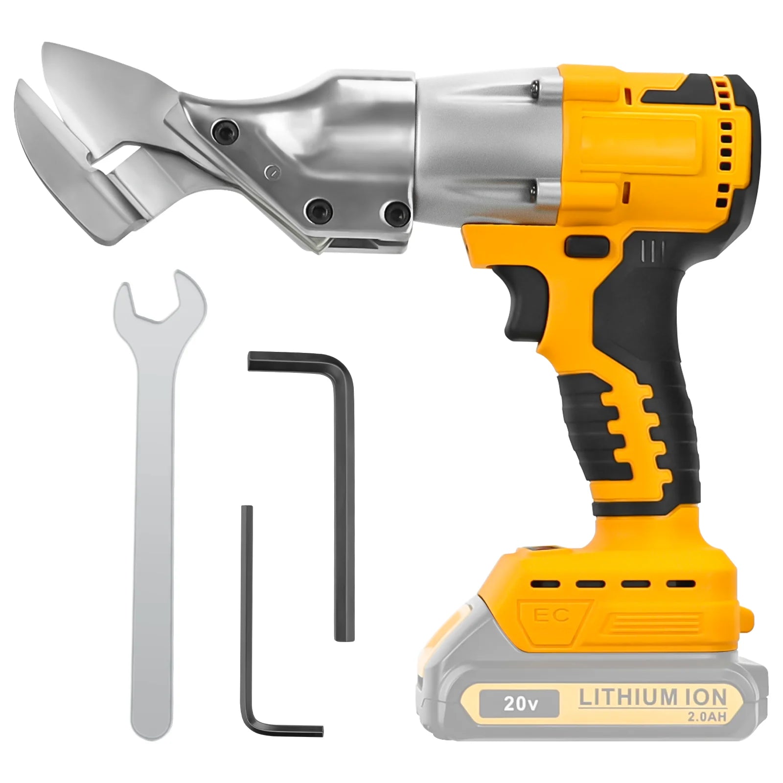 Brushless Cordless Metal Shear Electric Scissors 2 Variable Speed Metal Iron Cutting Tool Sheet Cutter For Dewalt 20V Battery