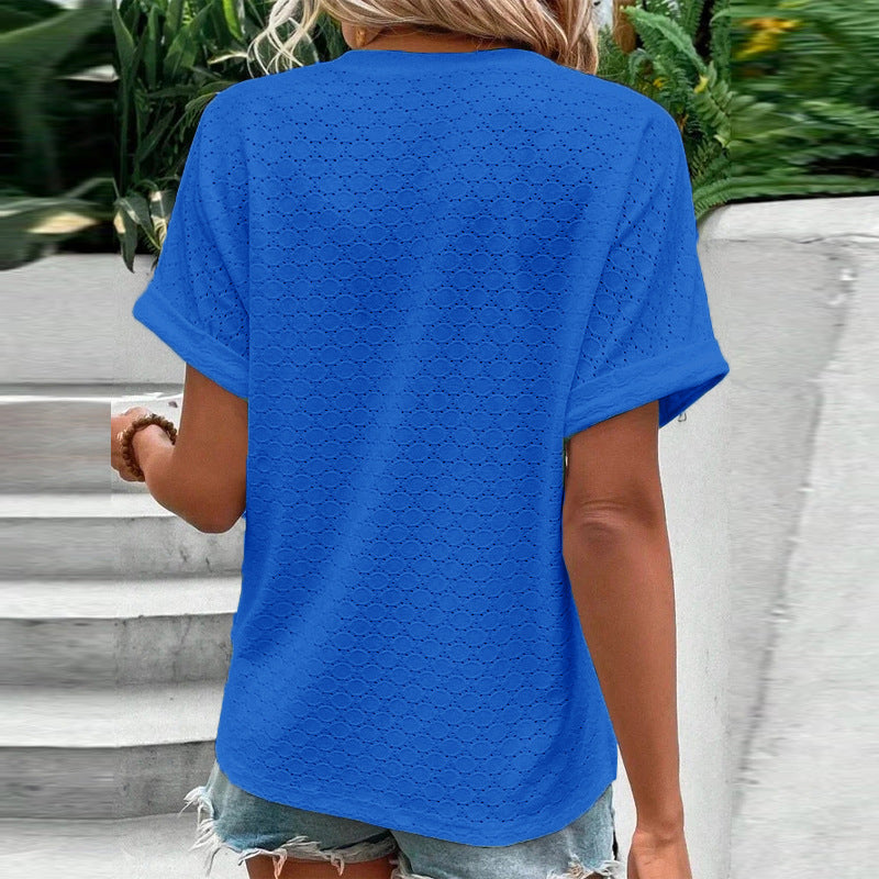 Loose Fit Button Top