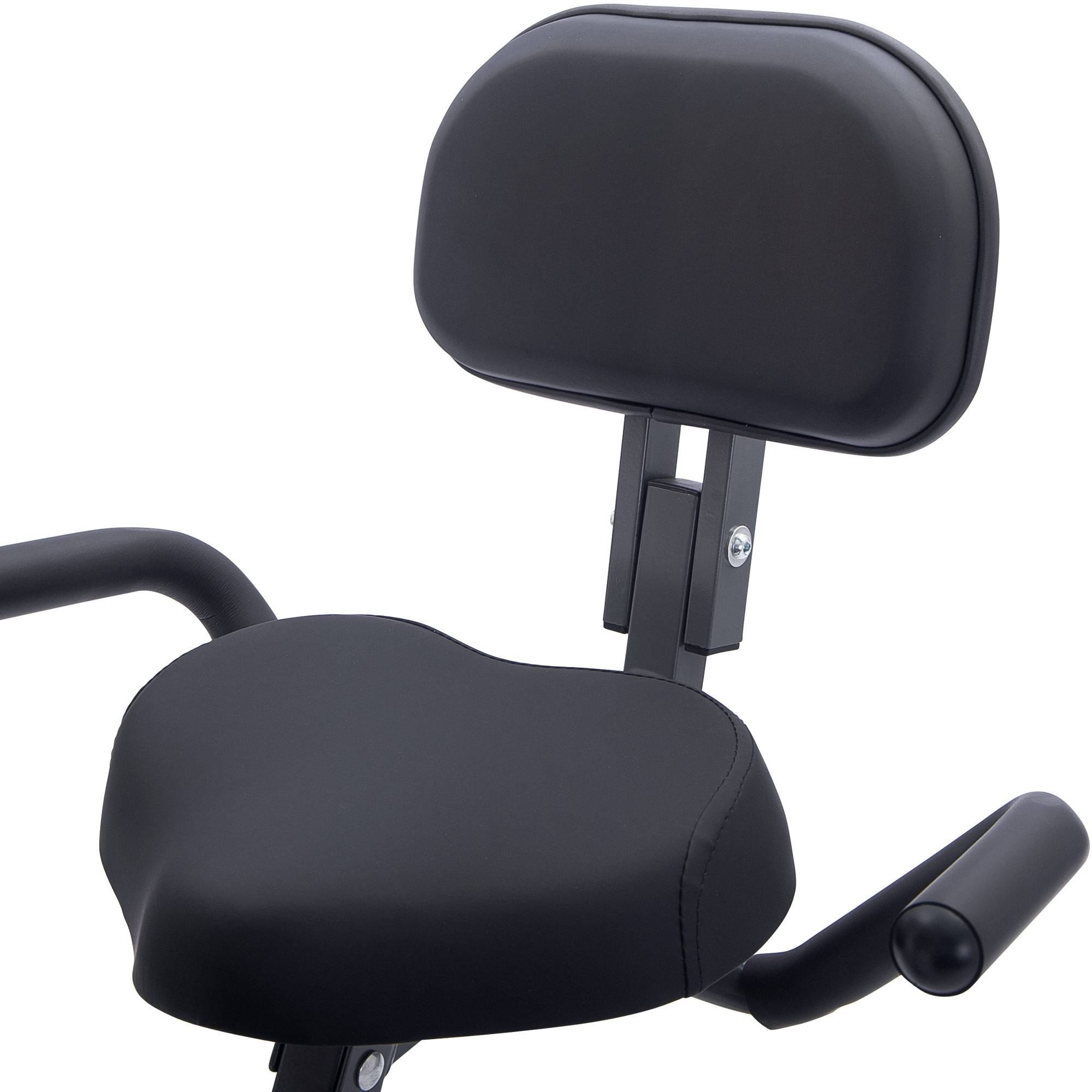Folding Fitness Upright Recumbent Exercise X-Bike