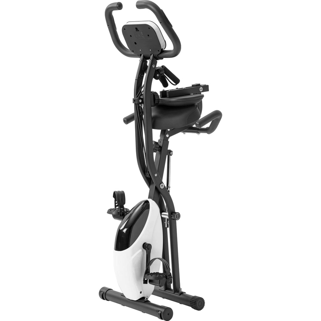 Folding Fitness Upright Recumbent Exercise X-Bike
