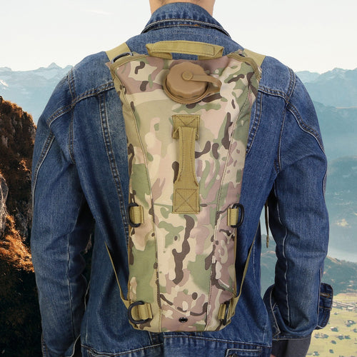 1Pc 3L Adjustable Tactical Hydration Pack Backpack