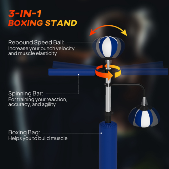 Speed Punching Boxing Bag Stand