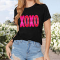 "XOXO" Letter Print Casual T-Shirt