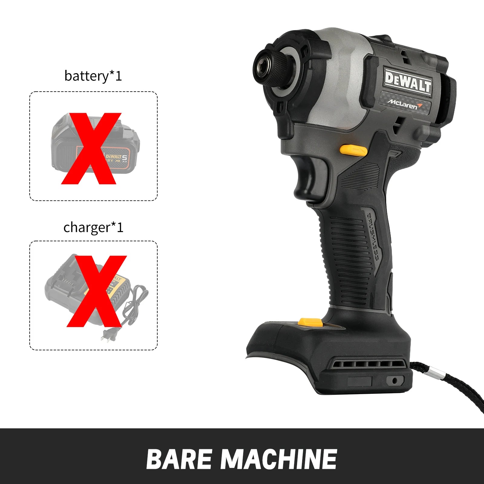 DeWalt DCF85M 205N.m Cordless Screwdriver 3250rpm Adjustable Speed Brushless Electric Power Screwdrivers for DIY And Professiona