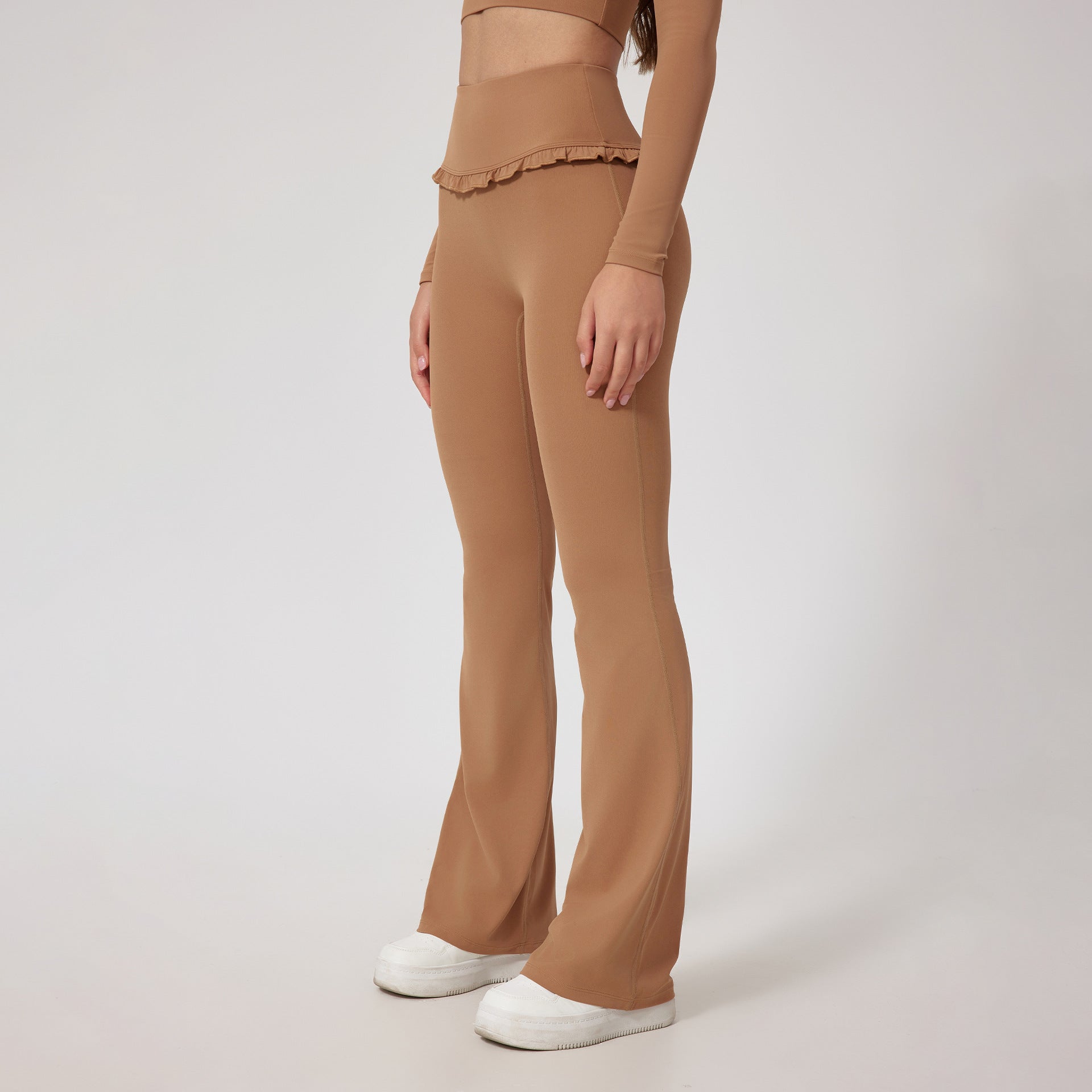 Premium High-Waist Sculpting Nude-Feel Fitness Leggings