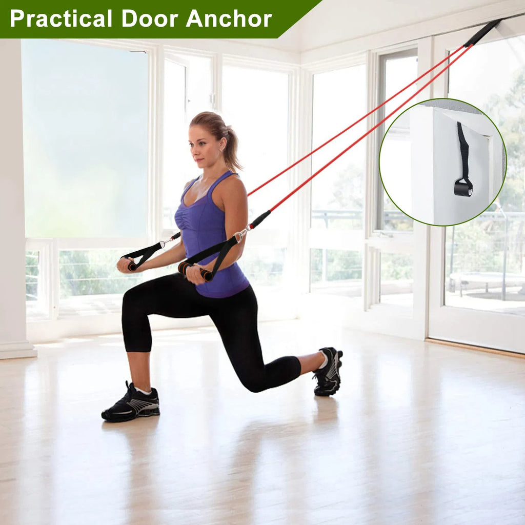 11Pcs Resistance Bands Set Tube Bands
