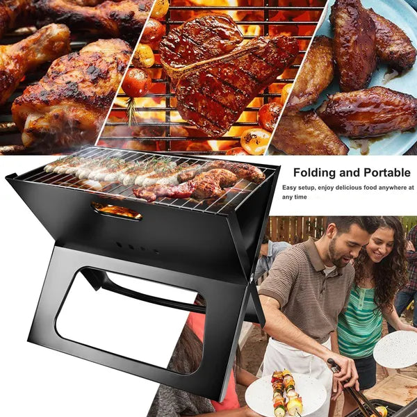 Outdoor Portable BBQ Barbecue Grill Foldable Charcoal Grill