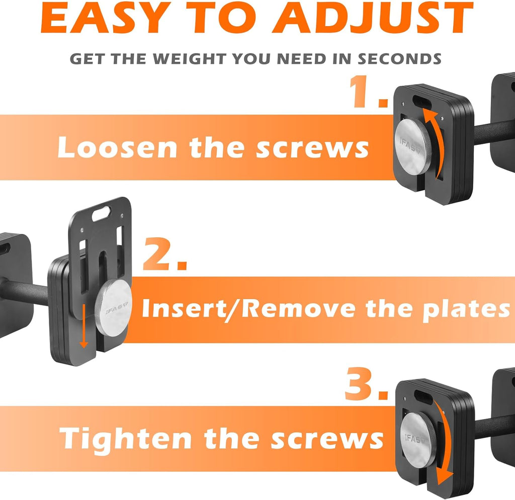 Adjustable Dumbbell 9 In 1 Free Weights For Full-Body Home Gym Workouts