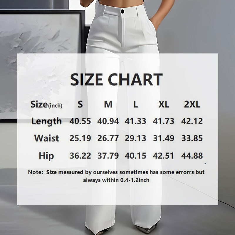 Relaxed Fit Straight Leg Trousers