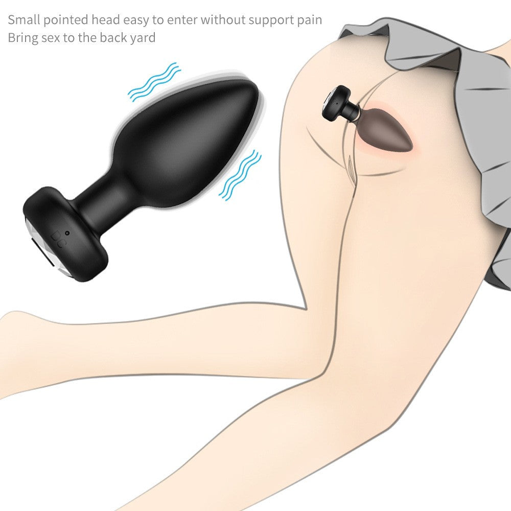 Remote Prostate Massager Vibration Dildo SexToys Butt Plug For Men Women