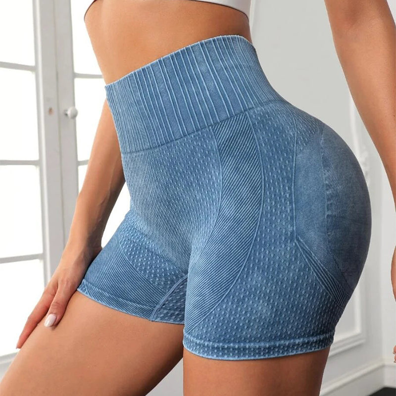 High-waisted Hip-lifting Yoga Shorts