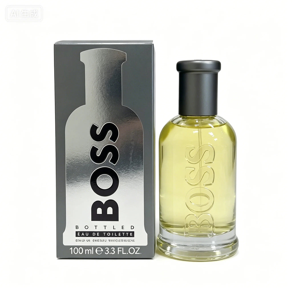 Hugo Boss Bottled Eau de Toilette – Woody Men's Cologne – With Notes of Apple, Cinnamon & Wood – Long Lasting Fragrance