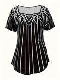 New Summer Square Neckline Casual Wear