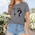 Comma And Question Mark Dialogue Pattern T-Shirt