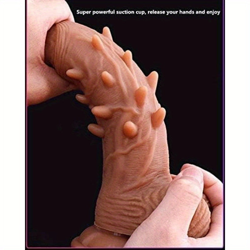Popular Choice --- 1 Reusable Penis Cover With Vibration Function, Flesh Colored Penis Protection Cover, Super Soft Suitable For Couples With Penis Rings, Vibrating Dildos, Men's Toys, Penis Covers