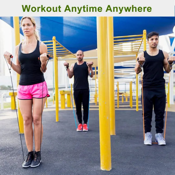 11Pcs Resistance Bands Set Tube Bands