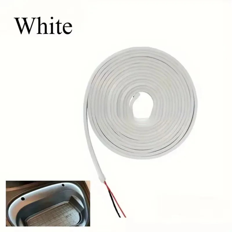 Car high brightness trunk lighting ambient light interior decoration LED wiring free automatic sensing tailgate light strip