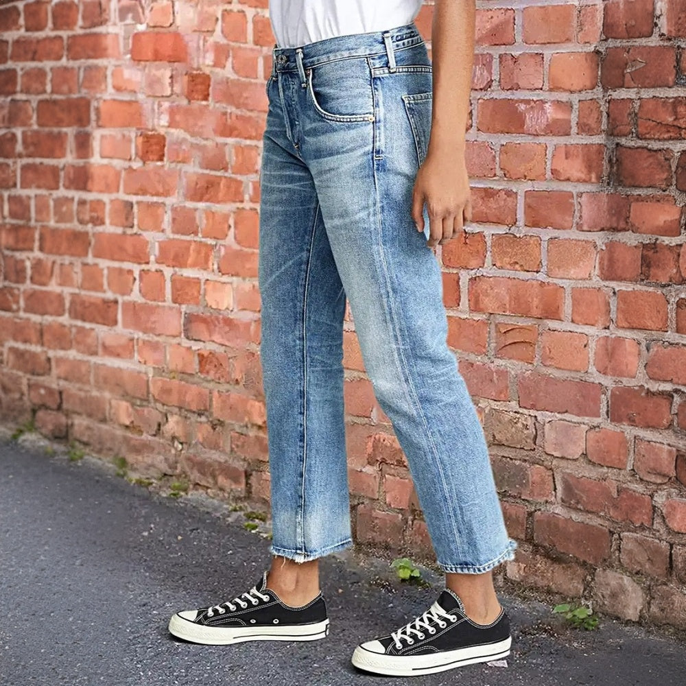 Casual Low-Rise Cropped