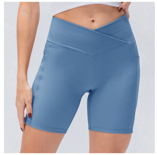 Chrysanthemum Shorts High Waist Hip
