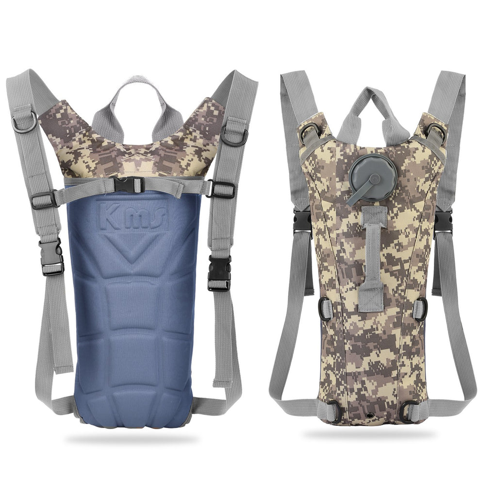 1Pc 3L Adjustable Tactical Hydration Pack Backpack