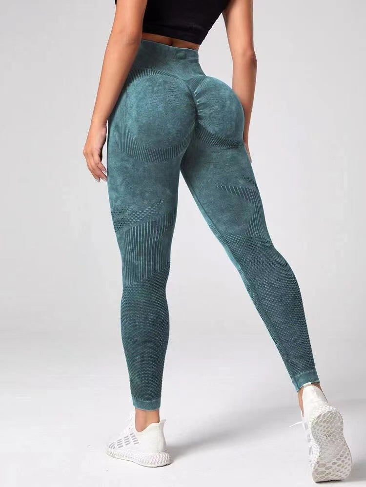 Premium Hollow Design Seamless Leggings High Waist Hip Lifting