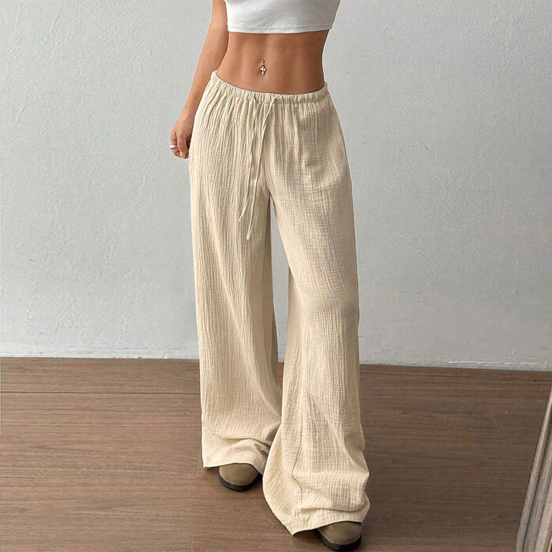 High-Waisted Wide Leg Pants