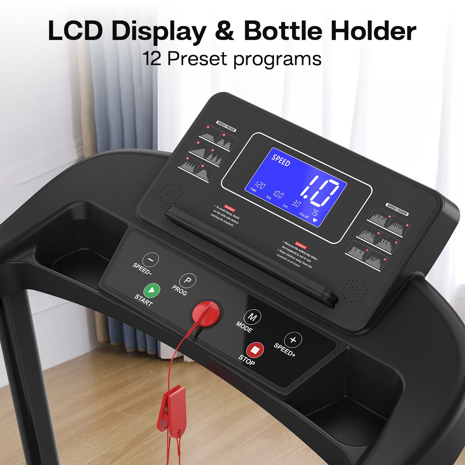 Foldable Walking Pad Treadmill With Stable And Safe Structural Design