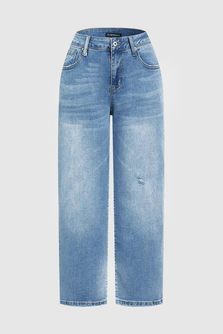 Casual Low-Rise Cropped