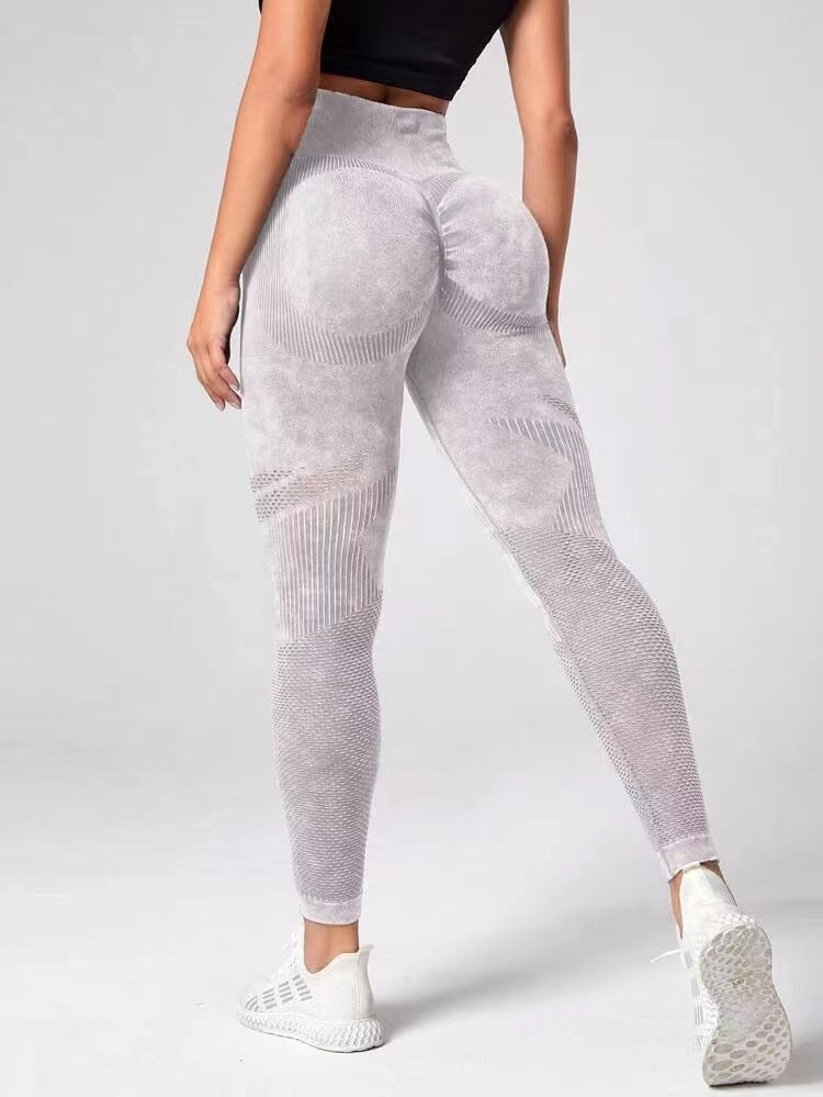 Premium Hollow Design Seamless Leggings High Waist Hip Lifting