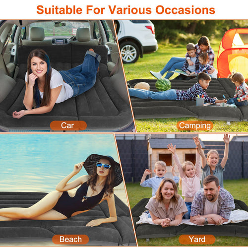 1Set Inflatable Thickened Camping Air Mattress