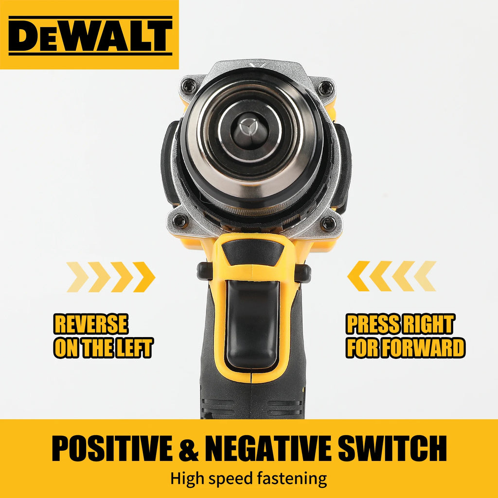 DEWALT DCD805 Brushless Compact 2 - Speed Hammer Drill 15+1 Torque Settings Pivoting LED Bare Machine