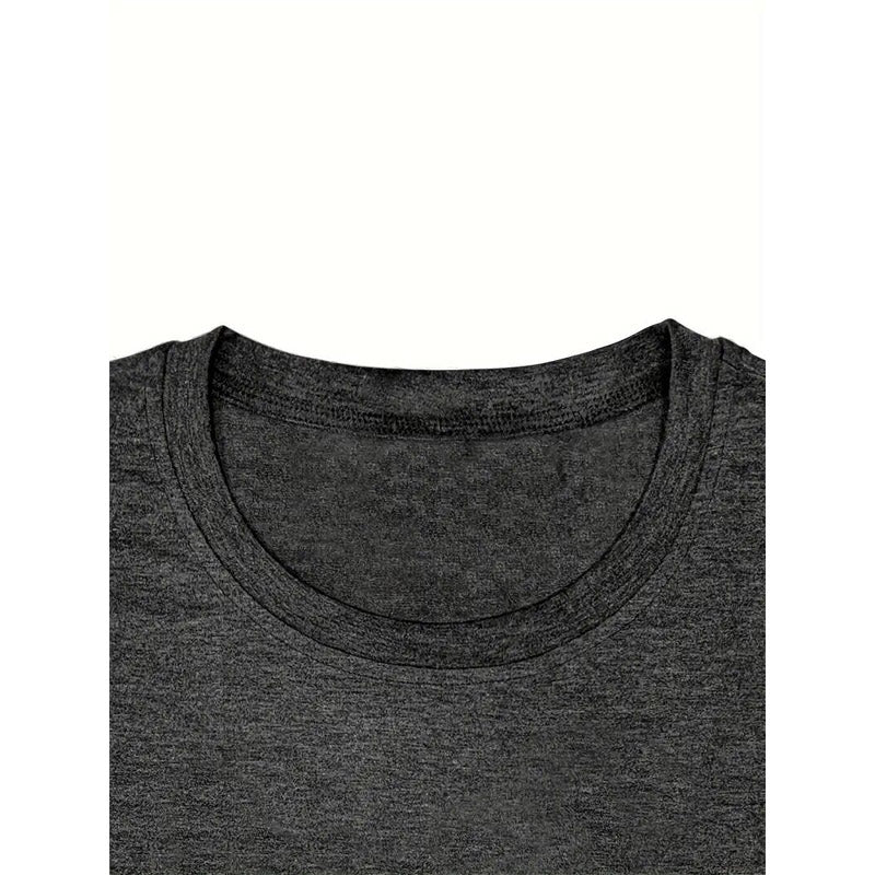 Colorful Elephant Print Casual T-Shirt