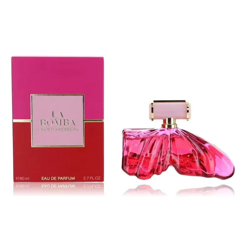 Carolina Herrera La Bomba Eau de Parfum Spray 80ml 2.7Oz | Original Premium Floral Oriental Fragrance for Women