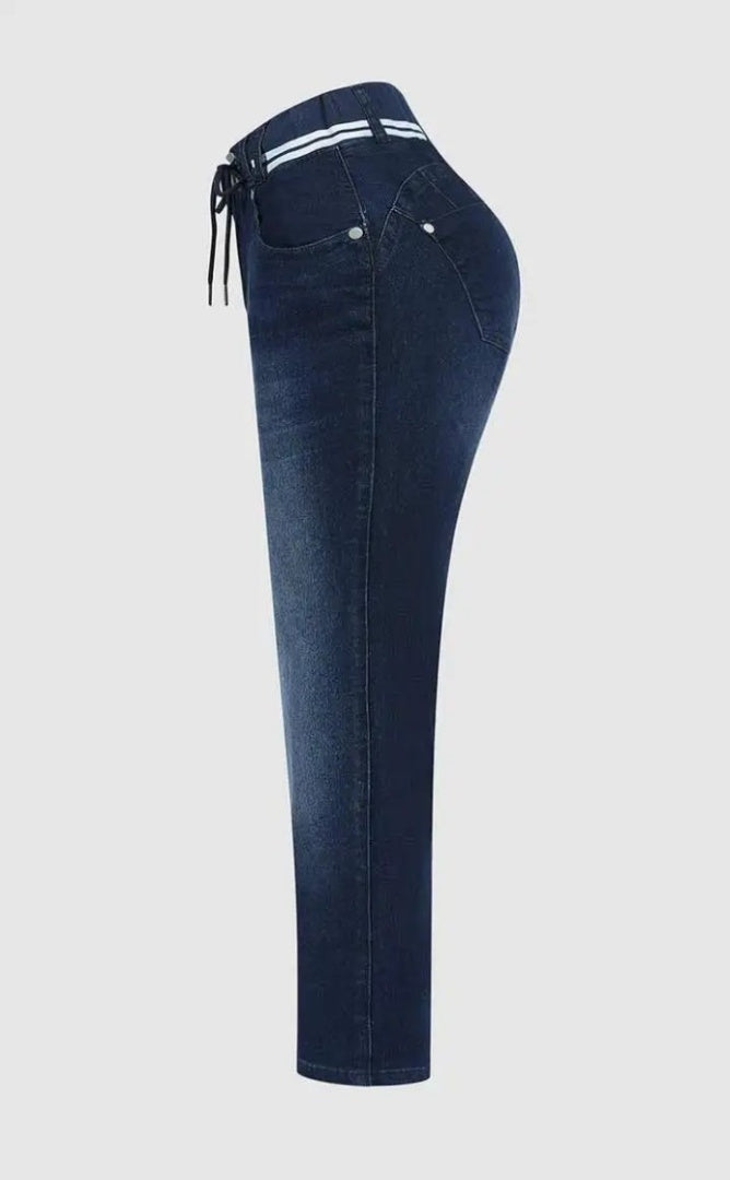 Athleisure Style Skinny Jeans