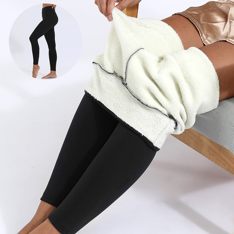 Premium Quality Stretch Lamb Cashmere Leggins for Winter