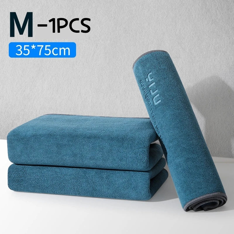 Microfiber Cleaning Towel Thicken Soft Drying Cloth Car Body Washing Towels Double Layer Clean Rags Car Accessories