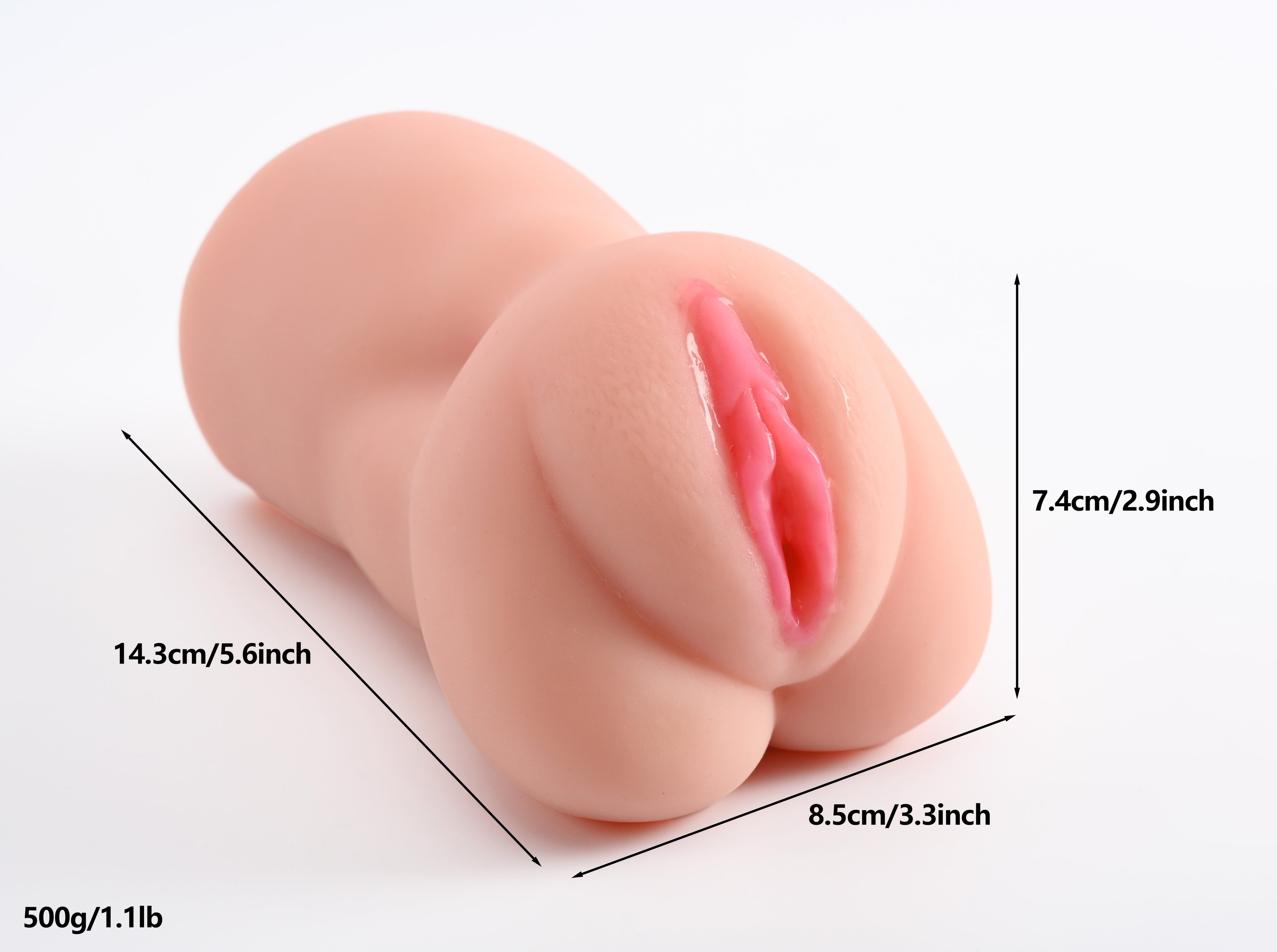 Mini 3 In 1 Male Adult Sex Toy Masturbator, 3D Texture Sexy Mouth Realistic Vagina Tight Anus, Men's Masturbator Sex Doll