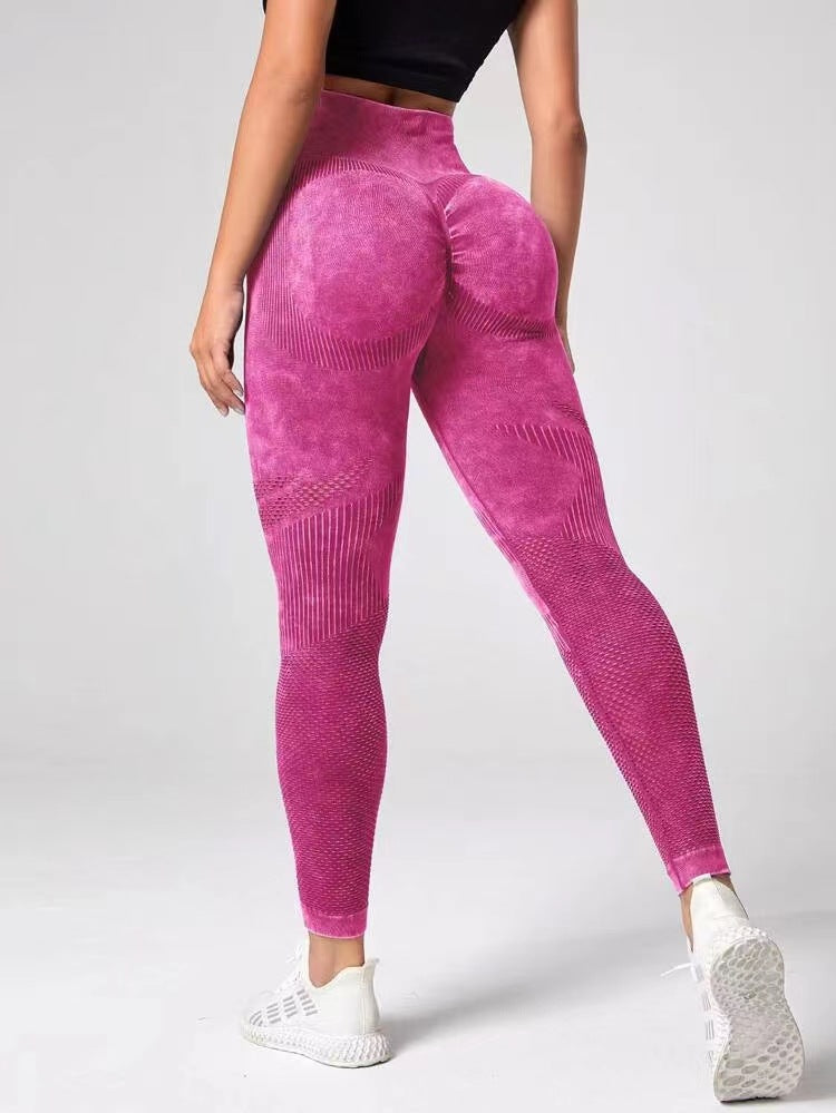 Premium Hollow Design Seamless Leggings High Waist Hip Lifting