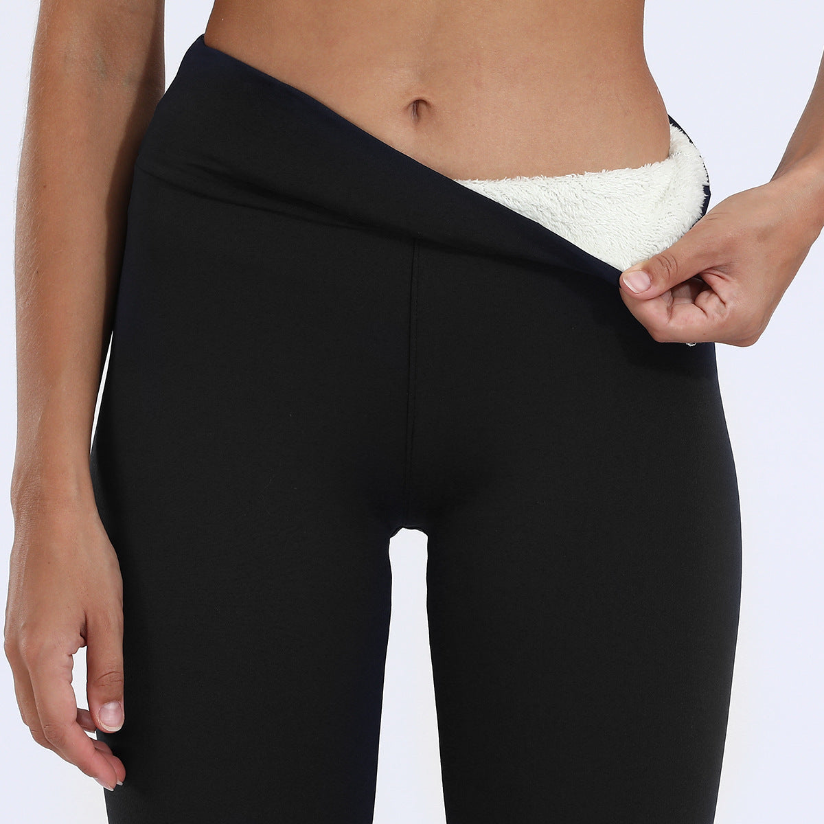 Premium Quality Stretch Lamb Cashmere Leggins for Winter