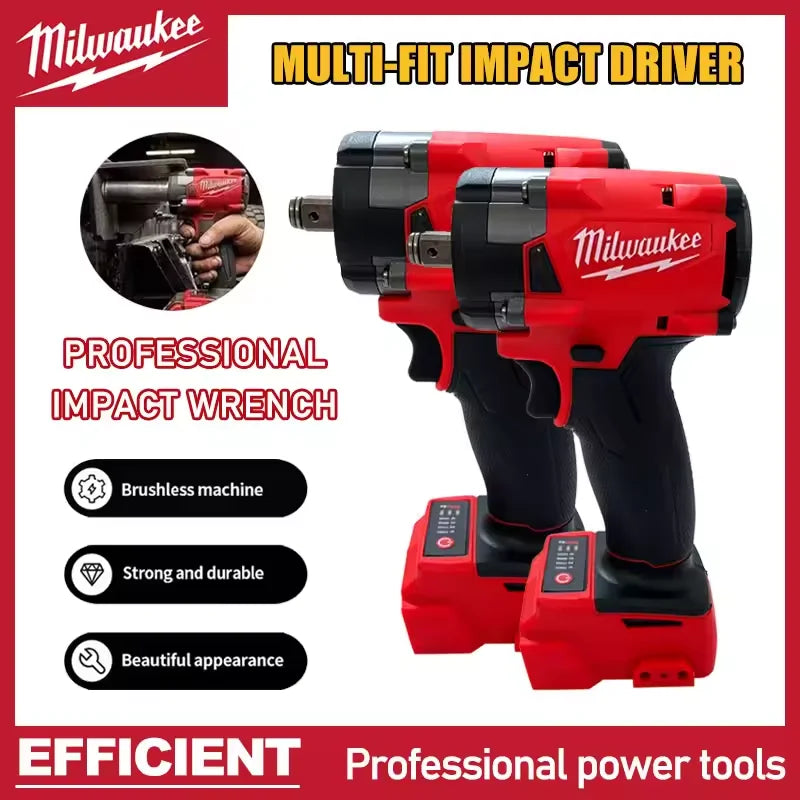 FIW212 Impact wrench Milwaukee Origina 18V 12Ah Lithium Ion Battery 21700 15-Cells, Compatible Milwaukee Cordless Power Tools